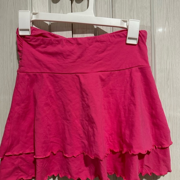 Pink Ruffled Mini Skirt - Picture 2 of 2